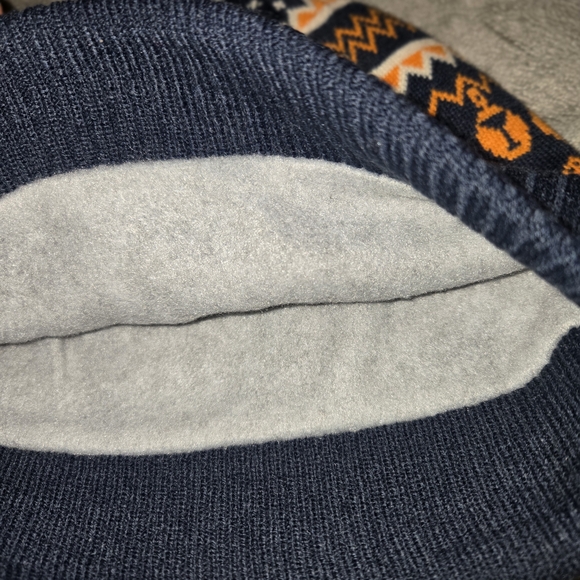 Tito's Handmade Vodka Navy and Orange Knit Beanie - Picture 3 of 4